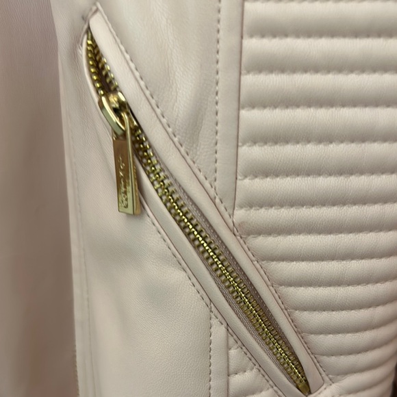 Calvin Klein light Pink Jacket with Gold Accents - Picture 3 of 7